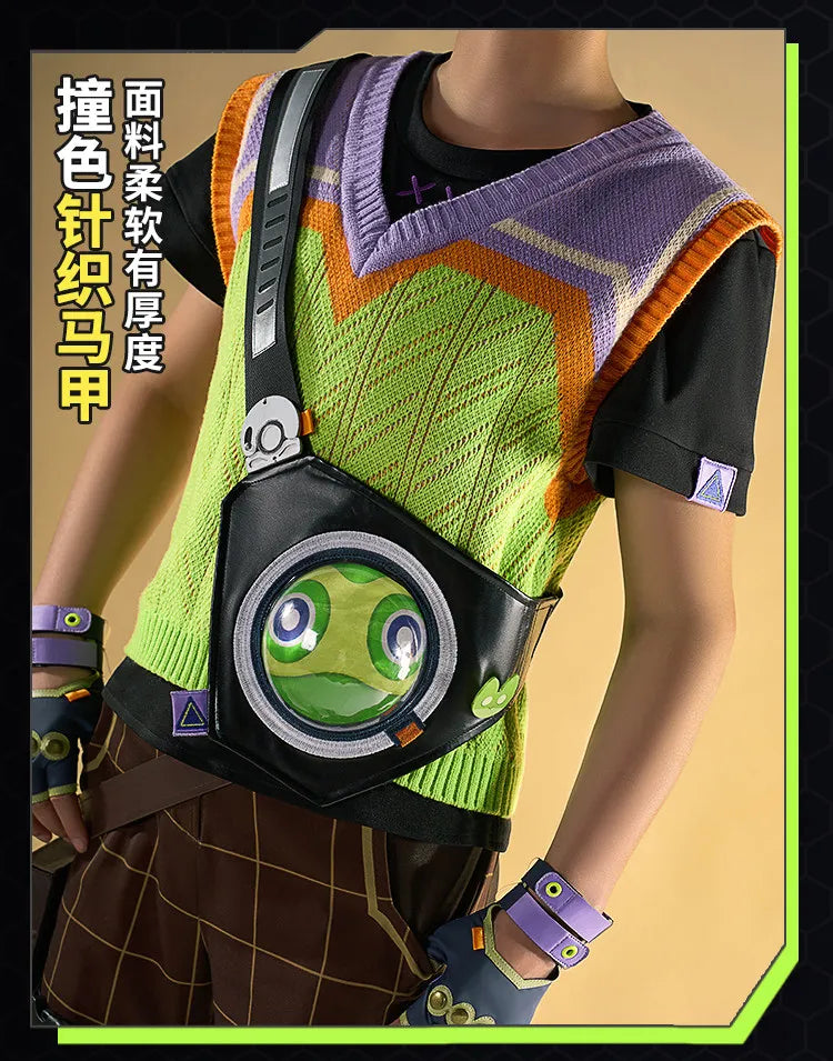 Valorant Gekko Cosplay Costume Anime Game Outfit Full Set DreamCos