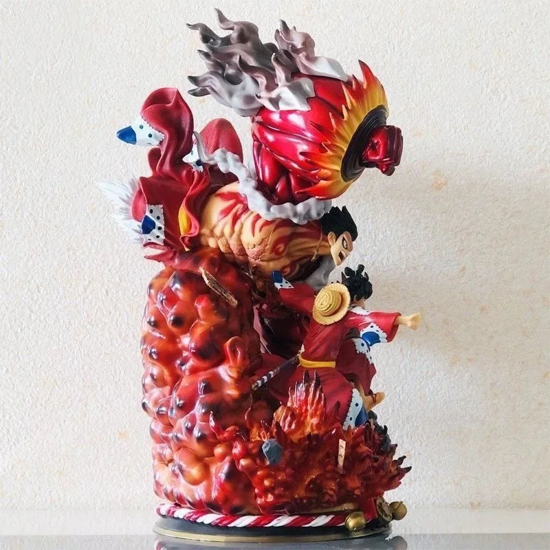 43cm/17in Anime ONE PIECE Figure Crow Cannon‌ Luffy Action Figures Pvc Collection Model Toys for Gifts