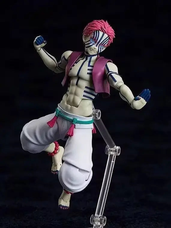 Anime Demon Slayer Figma Sp-146 Akaza Hakuji Action Figures Twelve Kizuki Figurine Toy Decoration Collection Model Doll Gift