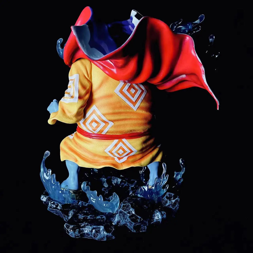 Anime Action Figure Statue Model Collection Desktop Decoration 31cm One Piece Jinbe Attack Posture