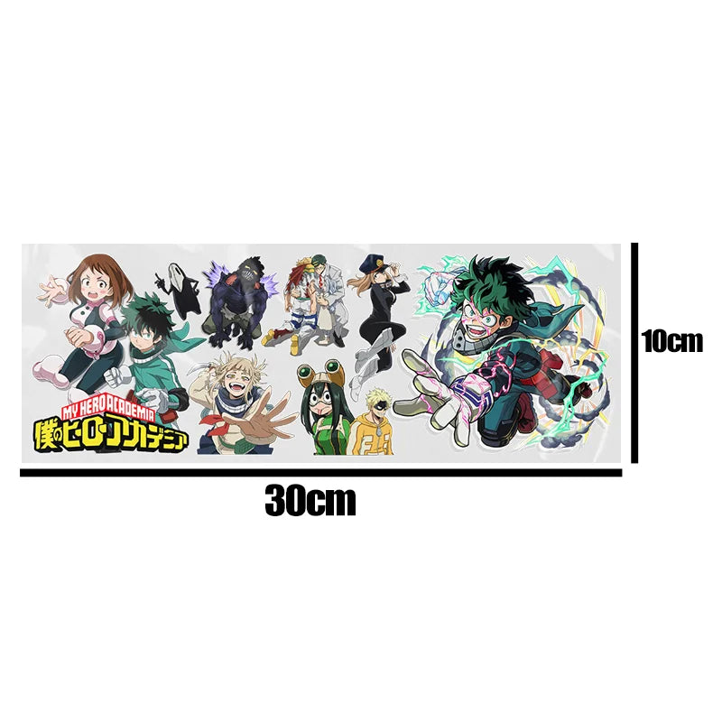 UV DTF Anime HD Sticker Waterdichte DIY My Hero Academia Transfer Sticker Permanent Sticker Water Cup Midoriya Izuku Decorate