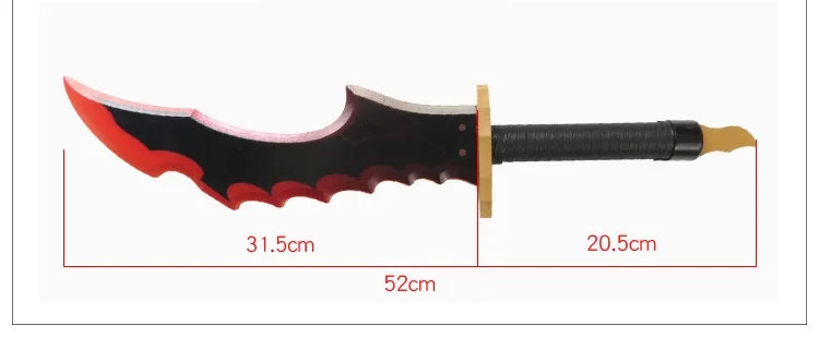 Solo Leveling Kanata Sword Mizushino Shun Anime Cosplay Prop Wooden Ninja Knife Real Size Japanese Katana Samurai Sabre Toy Gift