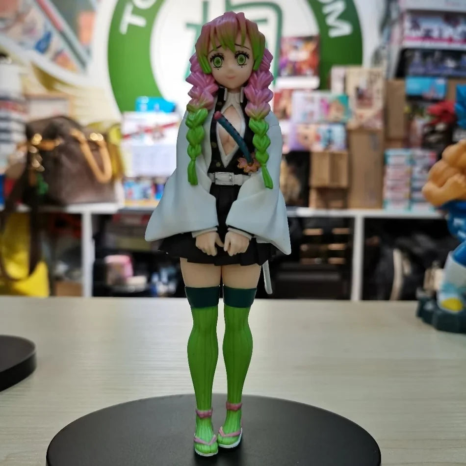 Anime Demon Slayer Kimetsu no Yaiba Figure 15cm Kochou Shinobu Kanroji Mitsuri Plum Rain Series Action Model Toy Gift