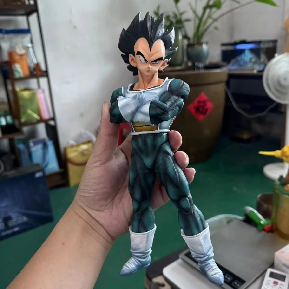 Dragon Ball Z Vegeta Anime Figures 28cm Action Figurine Painted Statue Saiyan PVC Gk Model Toy Desktop Ornament Collectible Gift