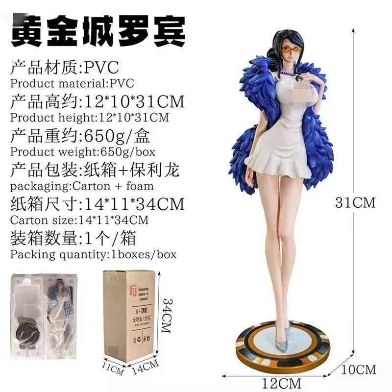 1/6 One Piece Film Gold Nico Robin Anime Figurine Jt Model Standing Posture Action Figure Collectable Ornaments Boy Toy Gifts