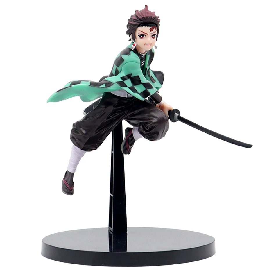 Demon Slayer Action Figure Kimetsu No Yaiba Kamado Tanjirou Agatsuma Zenitsu Action Figure Anime Model Statue Toys Gifts