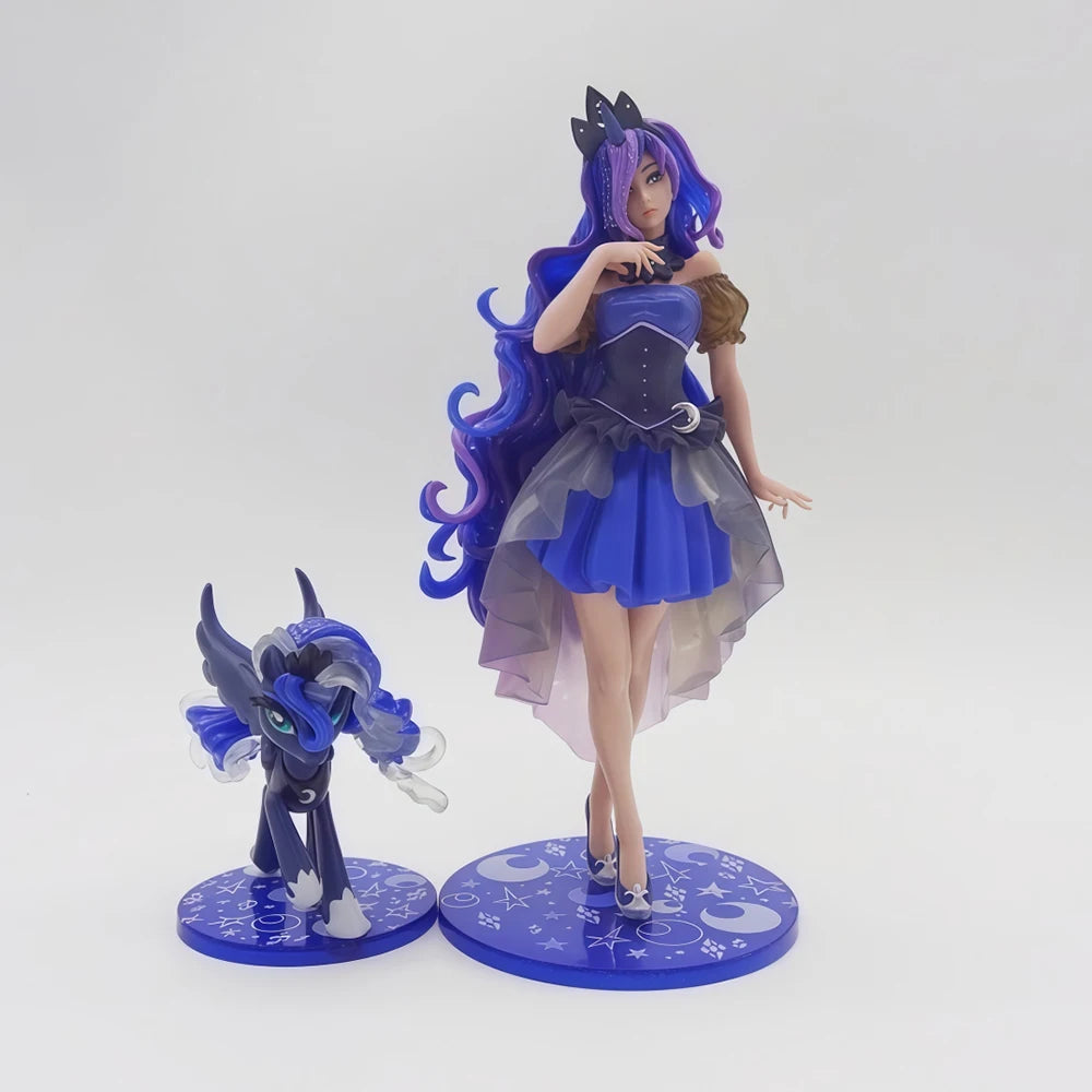 20-22cm Anime My Little Pony Figure Twilight Sparkle/Rainbow Dash/Apple Jack/Hatsune Miku Action Figures PVC Collection Toy Gift