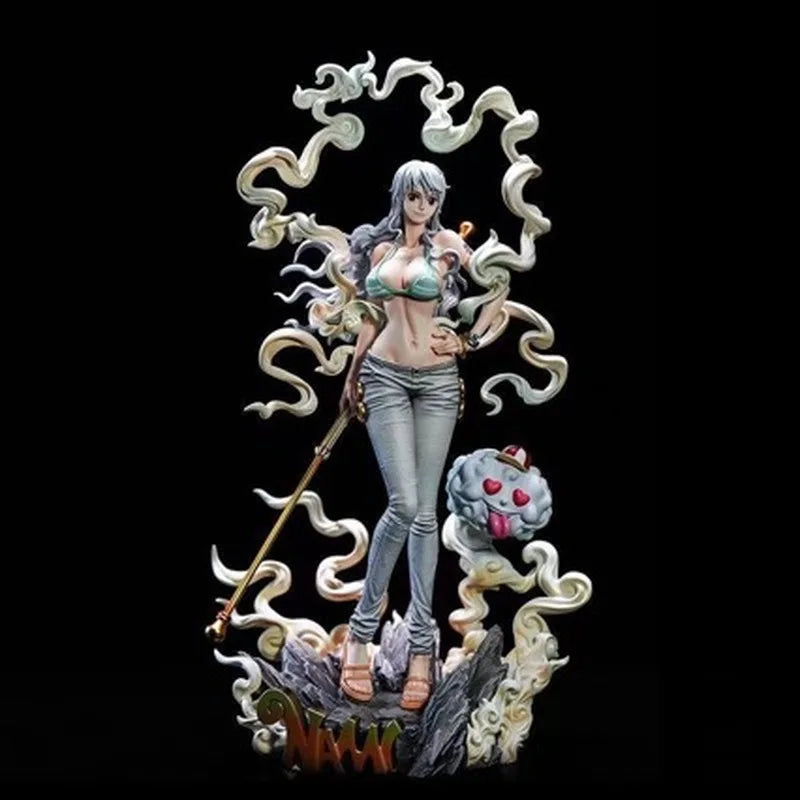 In-Stock One Piece Nikaname Figureanime Collectible Statue Desktop Decoration Otaku Gift Peripheral Model Toy Home Desk Ornament