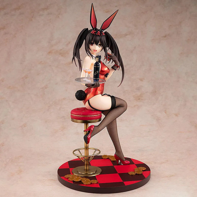 28cm KDcolle Date A Live Light Novel Tokisaki Kurumi Bunny Ver. 1/7 PVC Action Figure Anime Figure Collection Model Toys Doll Gi