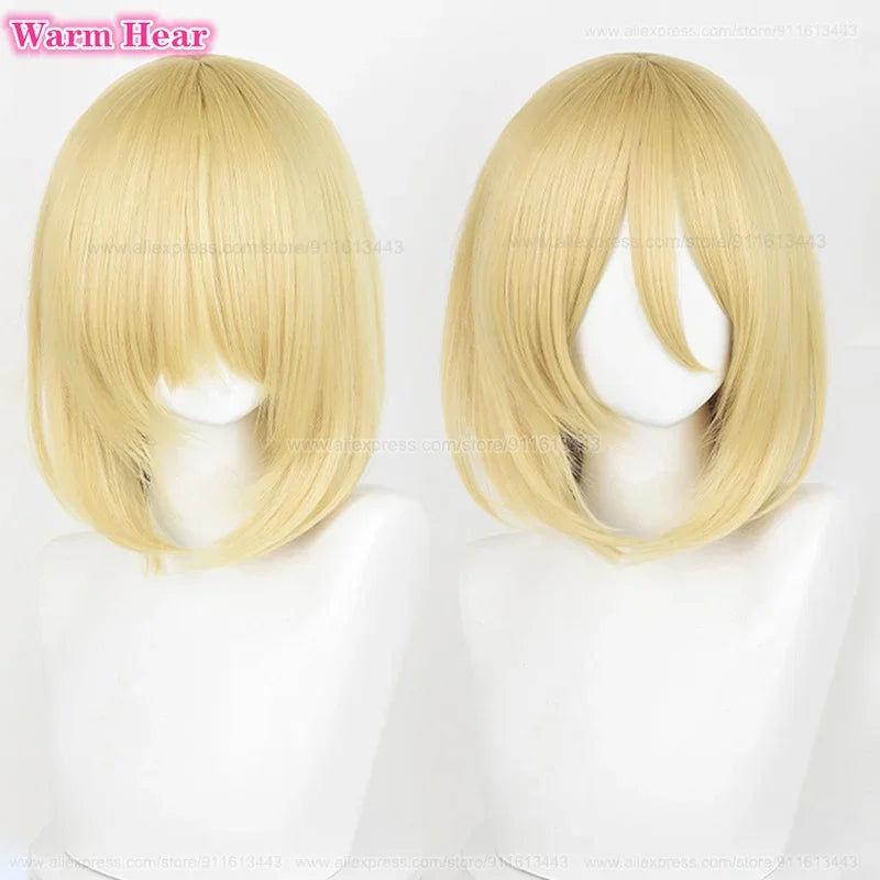 Anime Armin Arlert Annie Leonhart Hange Zoe Levi Ackerman Pieck Finger Sasha Braus Mikasa Ackerman Historia Reiss Cosplay Wigs