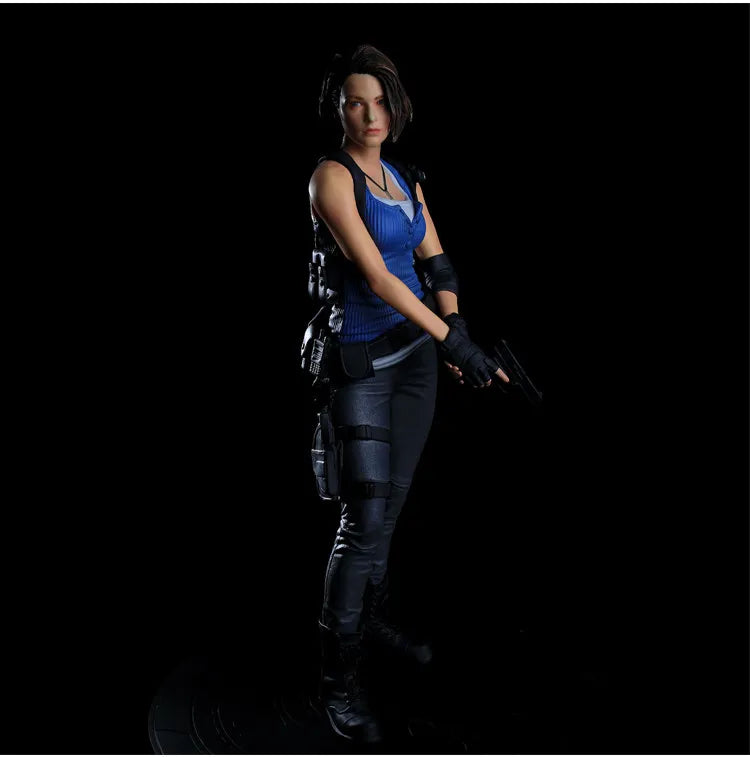 1/6 Jill Valentine Figure Classic Anime Game Female Warrior Action Figures Pvc Anime Desktop Ornament Collect Model Toy Gifts