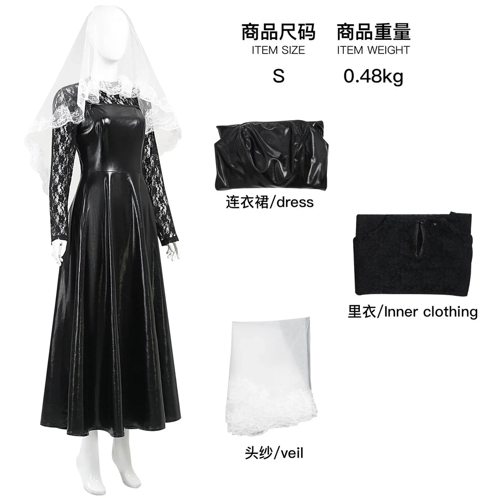 Osaragi Cosplay Anime Sakamoto Days Costume Wig Dress Veil Coat Outfit Women Assassin Shishiba Halloween Carnival Full Set