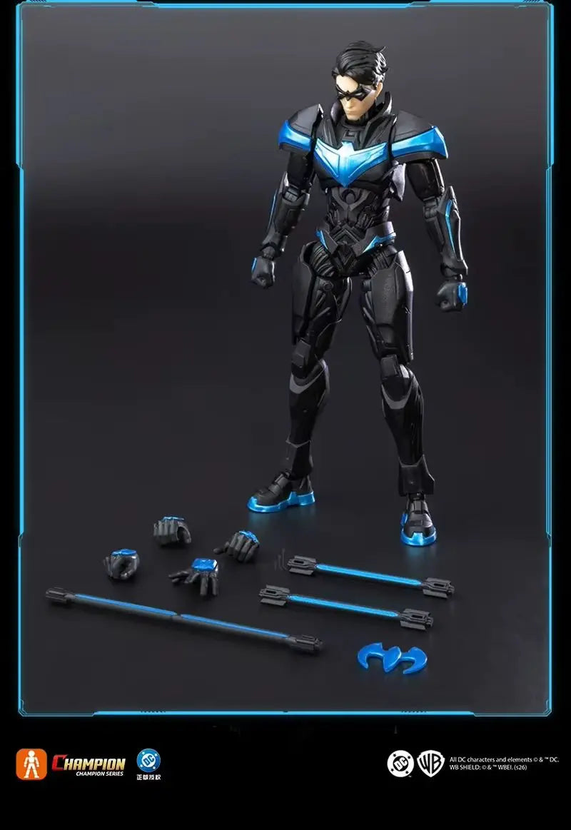 Blokees Dc Universe Champion Class Building Model Kit Superman Harley Quinn Nightwing Batman Beyond Diy Collectible Action Figur