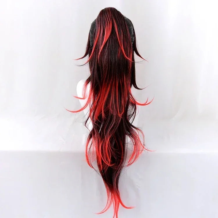 2025 New Kokushibo Cosplay Costume Wigs Tattoo Stickers Anime Printing Kimono Uniform Shirt Halloween Carnival Outfits for