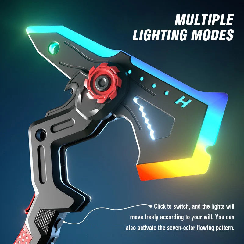 2026 New Sword LED Axe 2 IN 1 Swords Cosplay Role-Play Light Stick Kids Gifts Cool Toy Streamer Bright Toys for Adult Party Game