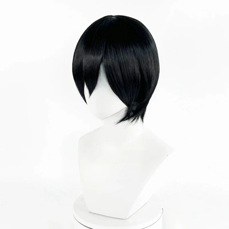 Anime Mikasa Ackerman Cosplay Wig - Black Heat-Resistant Synthetic Fiber Party and Halloween Costume Accessory