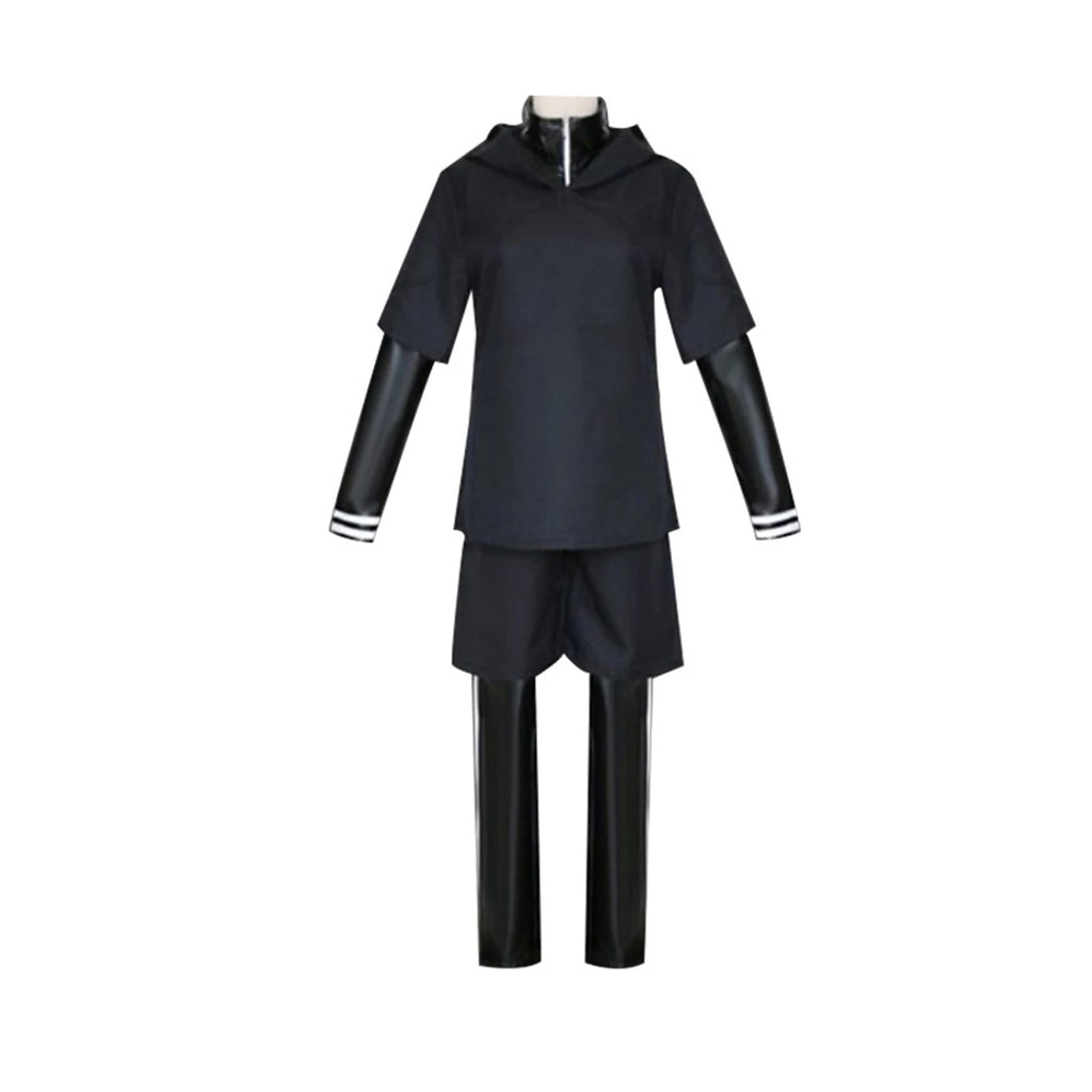 Anime Ken Kaneki Cosplay Costumes Leather Jacket Pants Shorts Halloween Outfit