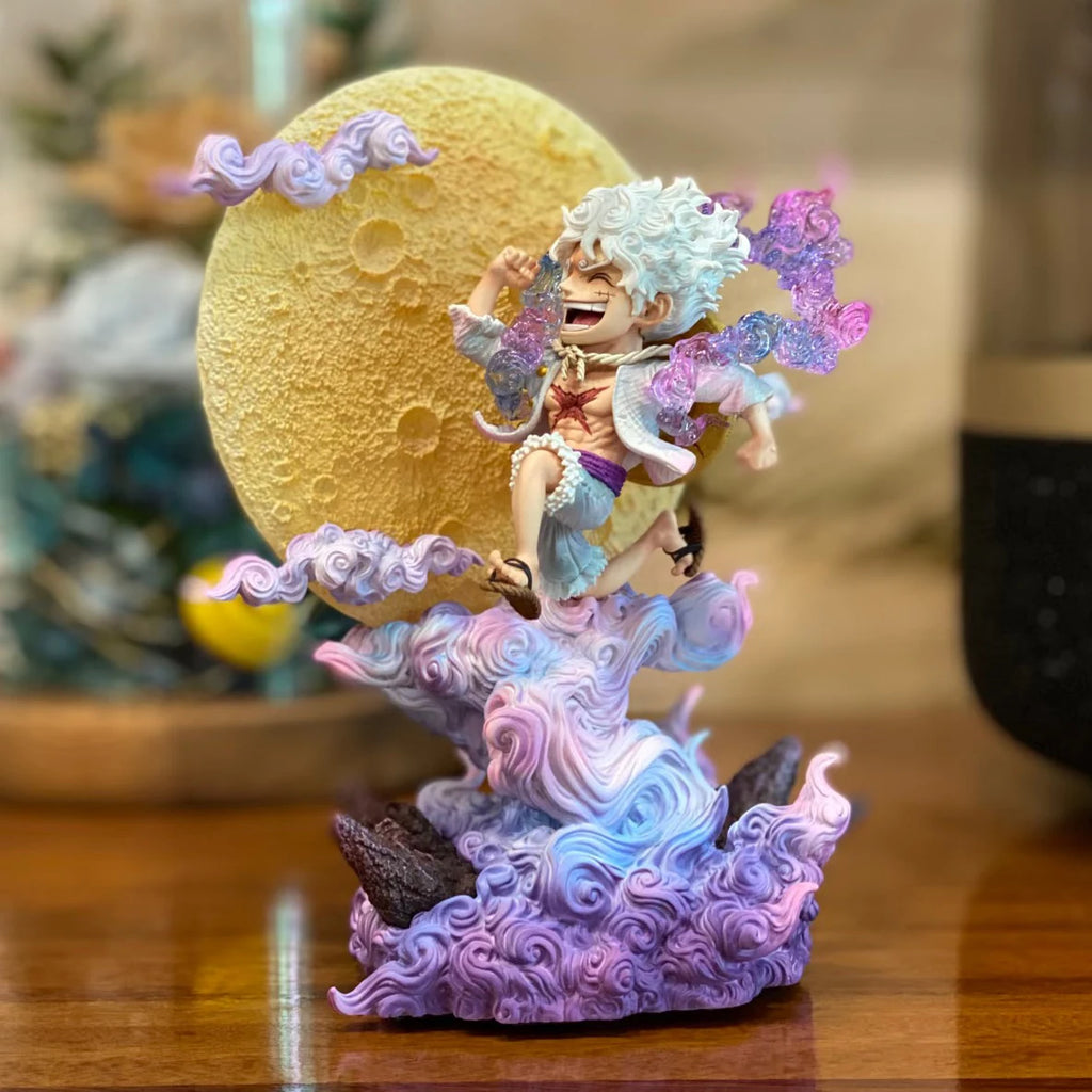 13.5cm/5.31in Anime One Piece Figure Moon Nika Luffy Action Figures Pvc Statue Collection Model Toys for Gifts