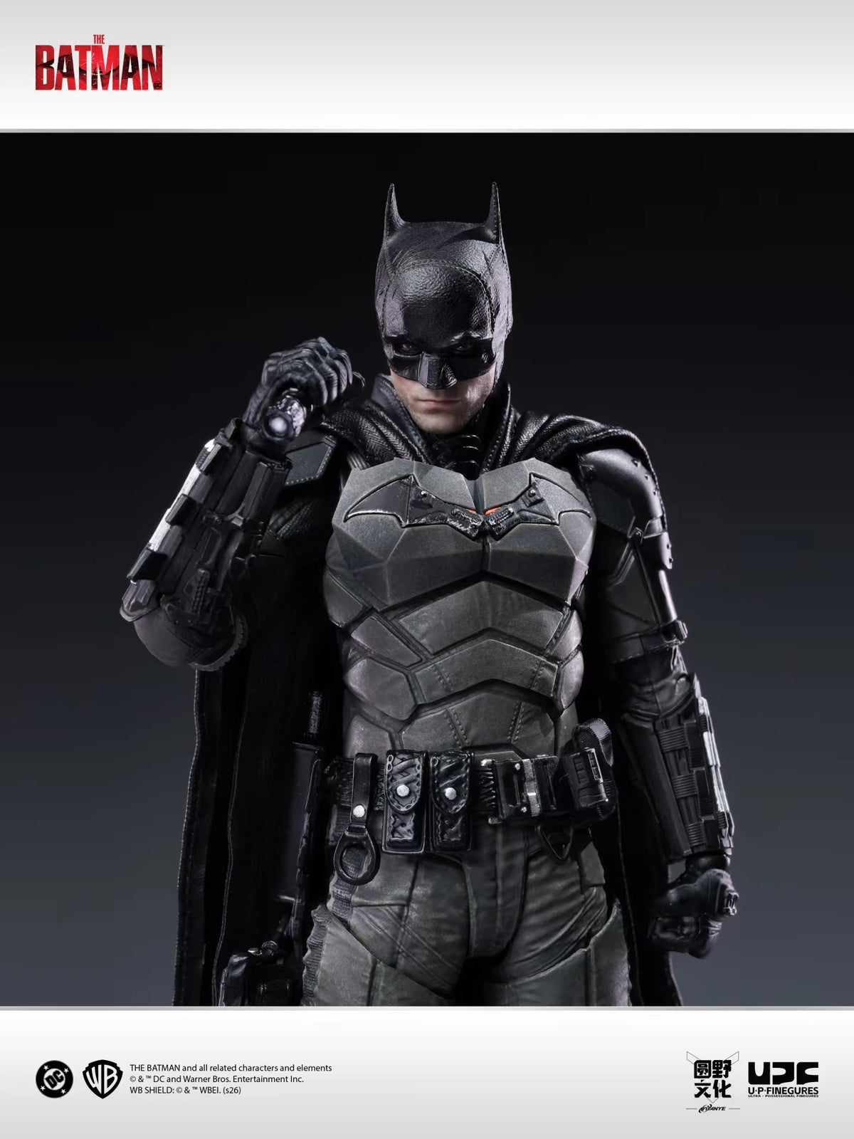 New Batman 1/12 UPF LPZZ Studio Batman Action Figure DC Robert Pattinson Batman Figurine Model Statue Collectible Toys Gifts