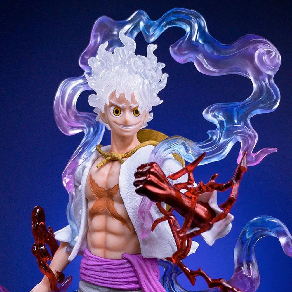 20cm/7.87in Anime One Piece Figure GEAR 5 Nika Sun God Luffy Action Figures Pvc Statue Collection Model Toys Gifts
