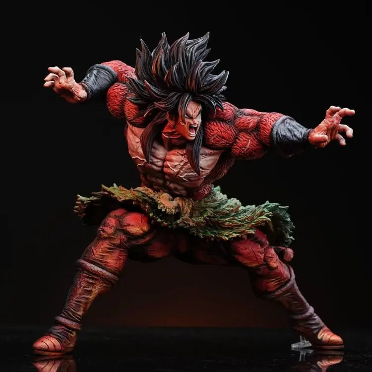 28cm Dragon Ball Broli Super Saiyan Handmade Animation Character Model Statue Collectible Desktop Decoration Action Figure Gift