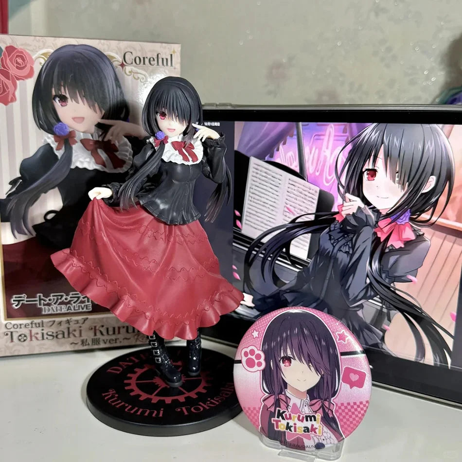 Date A Live Figure Tokisaki Kurumi Casual Wear Ver. PVC Action Figure Anime Figure Model Toys Collection Doll Gift