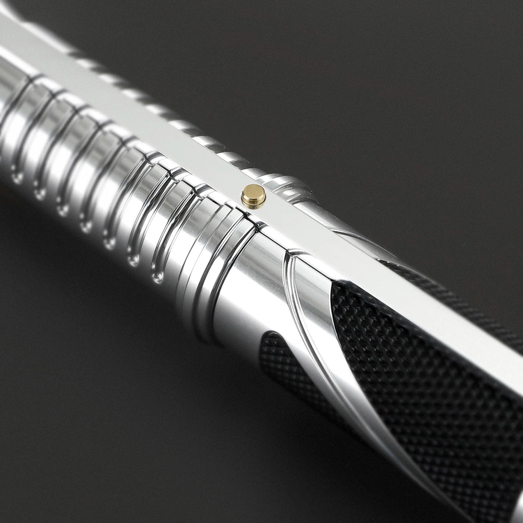 JS Upgraded RGB3.0 DK Lightsaber, Metal Hilt, Smooth Swing, Flash on Impact, Heavy Dueling Lightsaber, Cosplay Toy