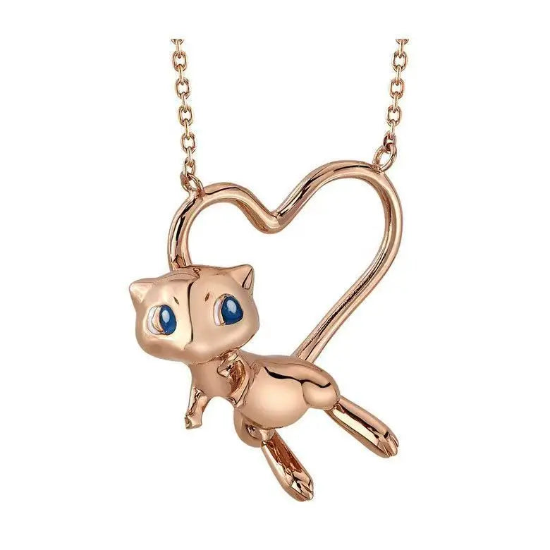 New Pokemon Espeon Snorlax Gengar Mewtwo Necklace Couple Accessories Anime Peripherals Fashion Cartoon Niche Light Luxury Gifts