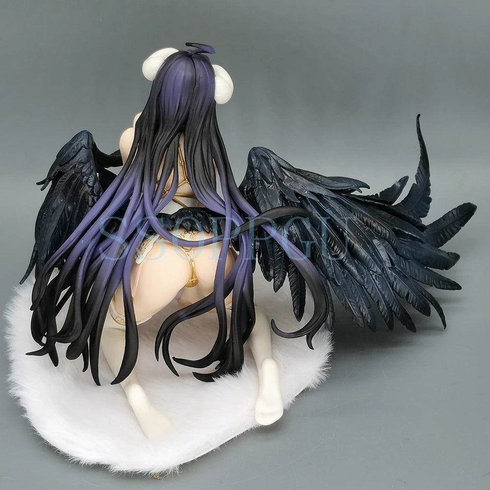 NEW 15CM Overlord Figure Albedo Lingerie 1/7 Claynel Anime Girl PVC Action Figure Toy Albedo Statue Adult Collection Model Doll