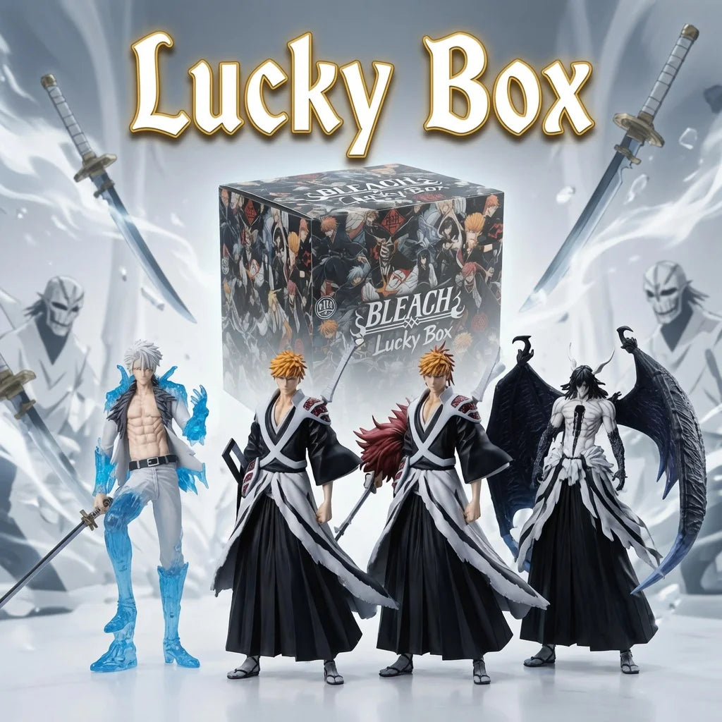 Anime Bleach Blind Box Random Surprise Gift Box Include Action Figure Keychain Pendant Badge Sticker Postcard Cartoon Peripheral