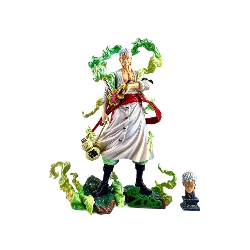 One Piece figurine FIT Nicassolon (dual head interchangeable) GK figurine model ornament Solon anime statue