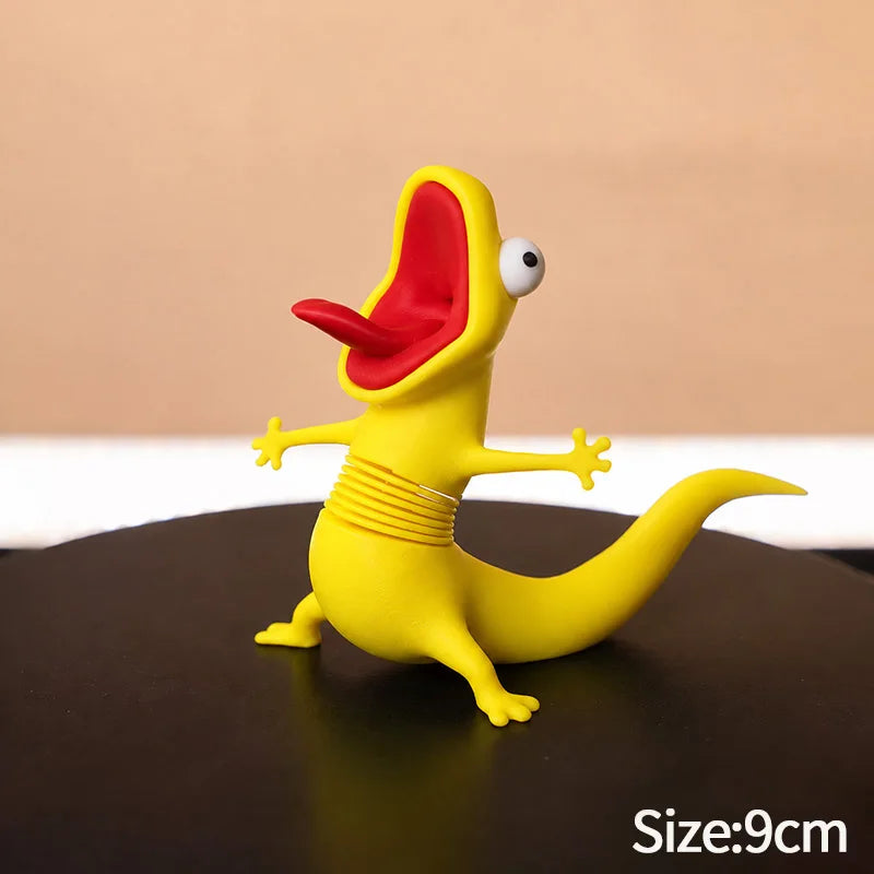Green Lizard Hoppers Supplies Anime Figure 3D Printed Desktop Ornaments Cartoon 2D Funny Tom Keychain Backpack Pendant Charm 도마뱀