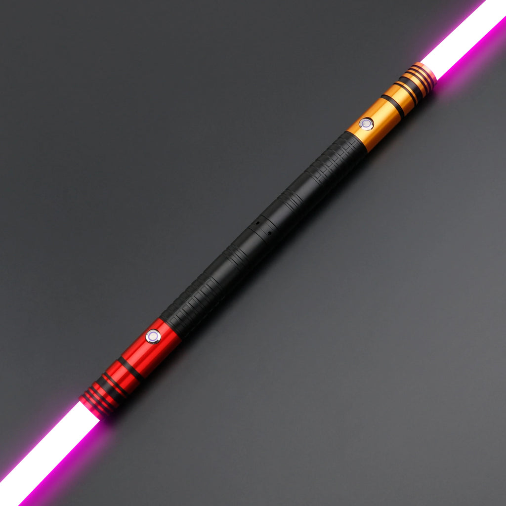 TXQSABER Double-edged A01 Heavy Dueling 12colors Combat Jedi Saber Sword Blaster Luminous Toy Cosplay Gesture Control