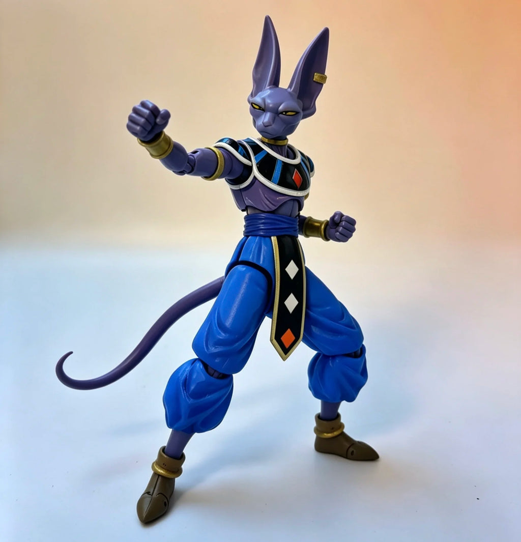 Dragon Ball Large Size Beerus God of Destruction Venue Exclusive Figure Action Model Gift for Boys Collectible Ornament