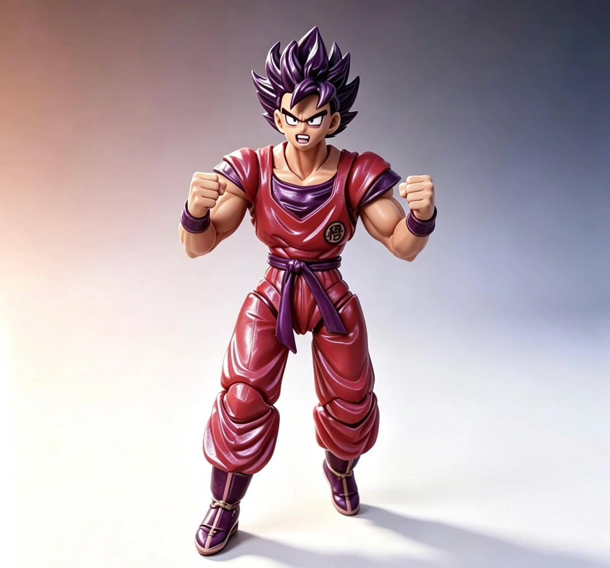 Bandai Dragon Ball Large Goku Kaioken Anime Figure - Desktop Ornament Model Boy and Fan Gift Collectible Action Figure