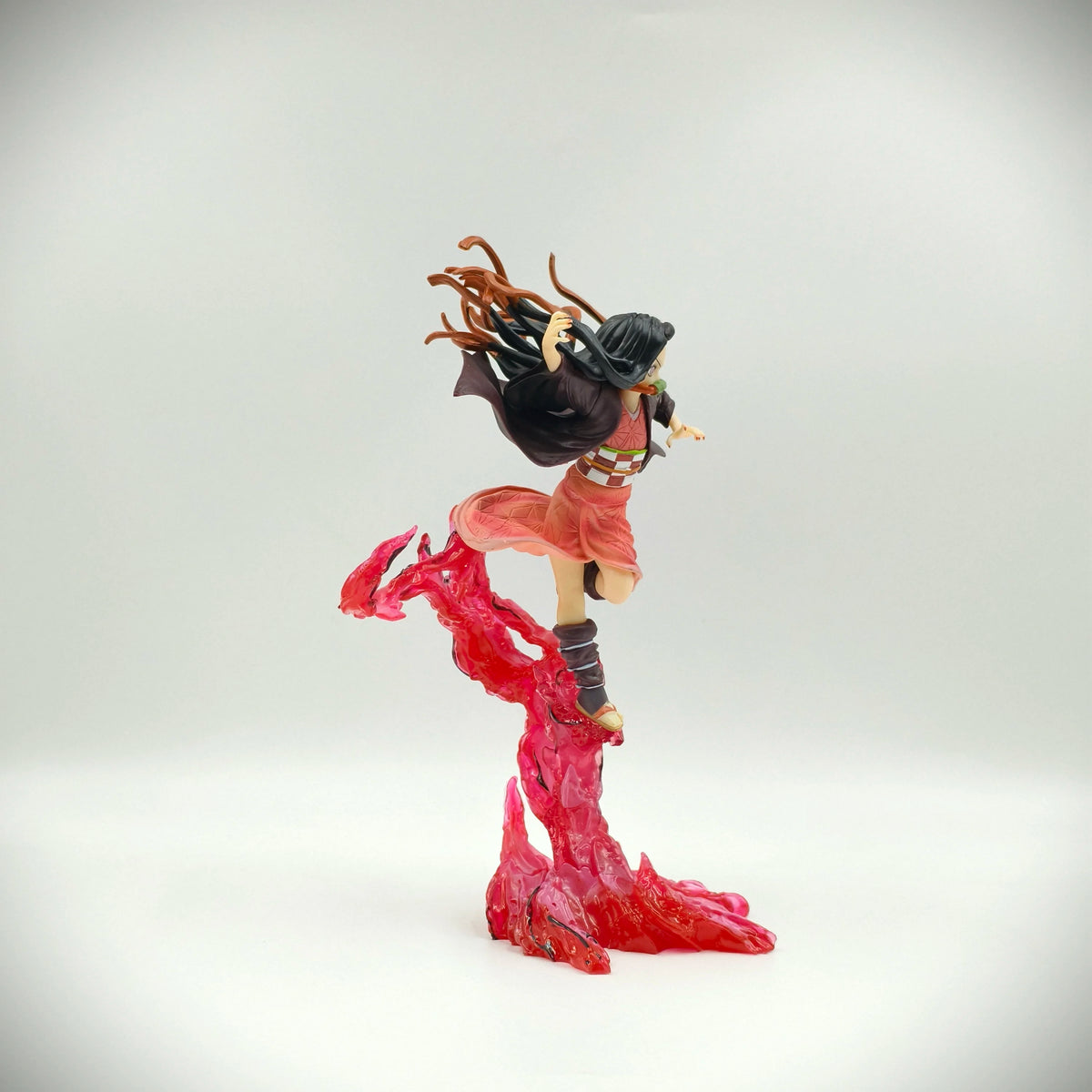 21cm 8.2 inch Anime Kamado Nezuko Action Figures Pvc Statue Desktop Ornamen Collection Statue Model Decoration Room Desk Toys Ch