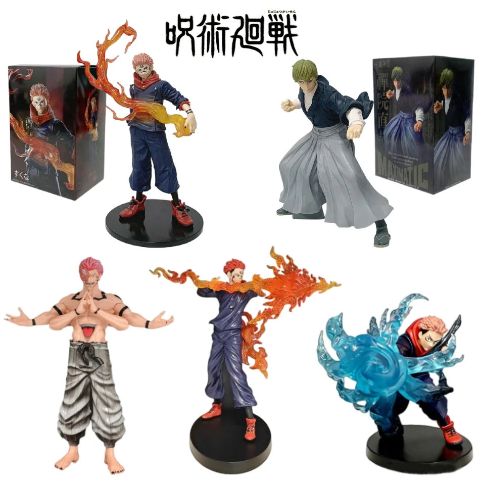 Jujutsu Kaisen Anime Figure Itadori Yuji Ryomen Sukuna Zenin Naoya PVC Model Collectible Statue Desk Decoration Gift