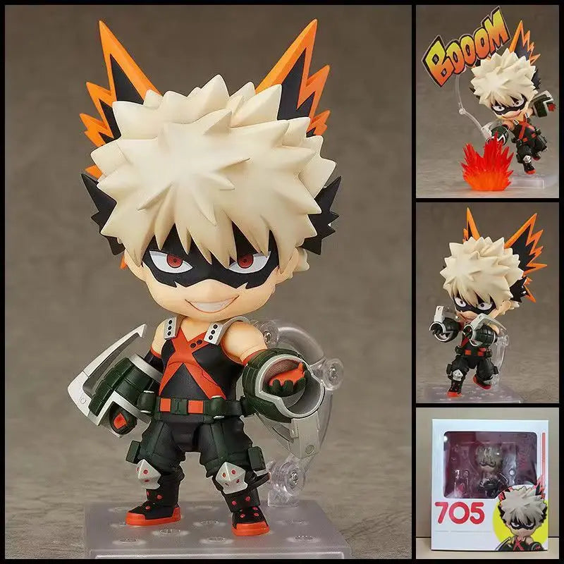 Q Version 686 Midoriya Izuku 705 Bakugou Katsuki 1112 Todoroki Shoto Figures My Hero Academia Model Doll Set Toy Regular Version