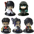 Anime Demon Slayer Kimetsu no Yaiba Figure 15cm Nezuko Tanjirou Mitsuri Shinobu Zenitsu Kyoujurou Action Figural Model Toy Gifts