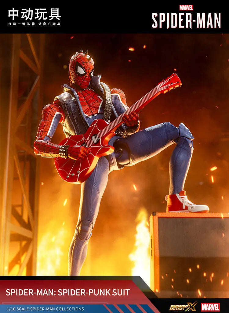 Zd Toys Marvel Spider Man Action Figure Ps4 Game Version Full Articulated Collectible Model For Display