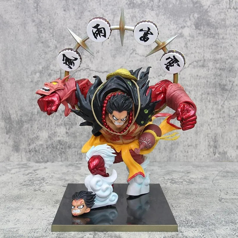 Bandai Action One Piece Anime Figure Luffy Model Doll Collection Decoration Children's Gifts Desktop Ornaments Japanese Kids Toy