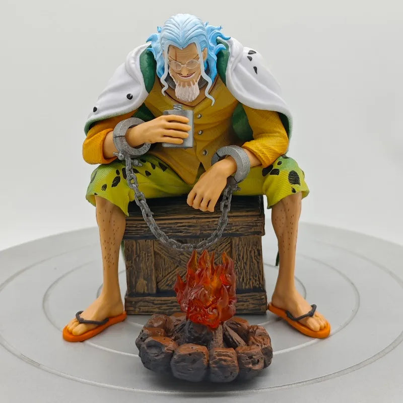 Luffy Gear 5 Nika & Rayleigh Sitting & Kuma Hand Sign Pose One Piece  Action Figures PVC Statue Anime Collectible Model Toy Gift
