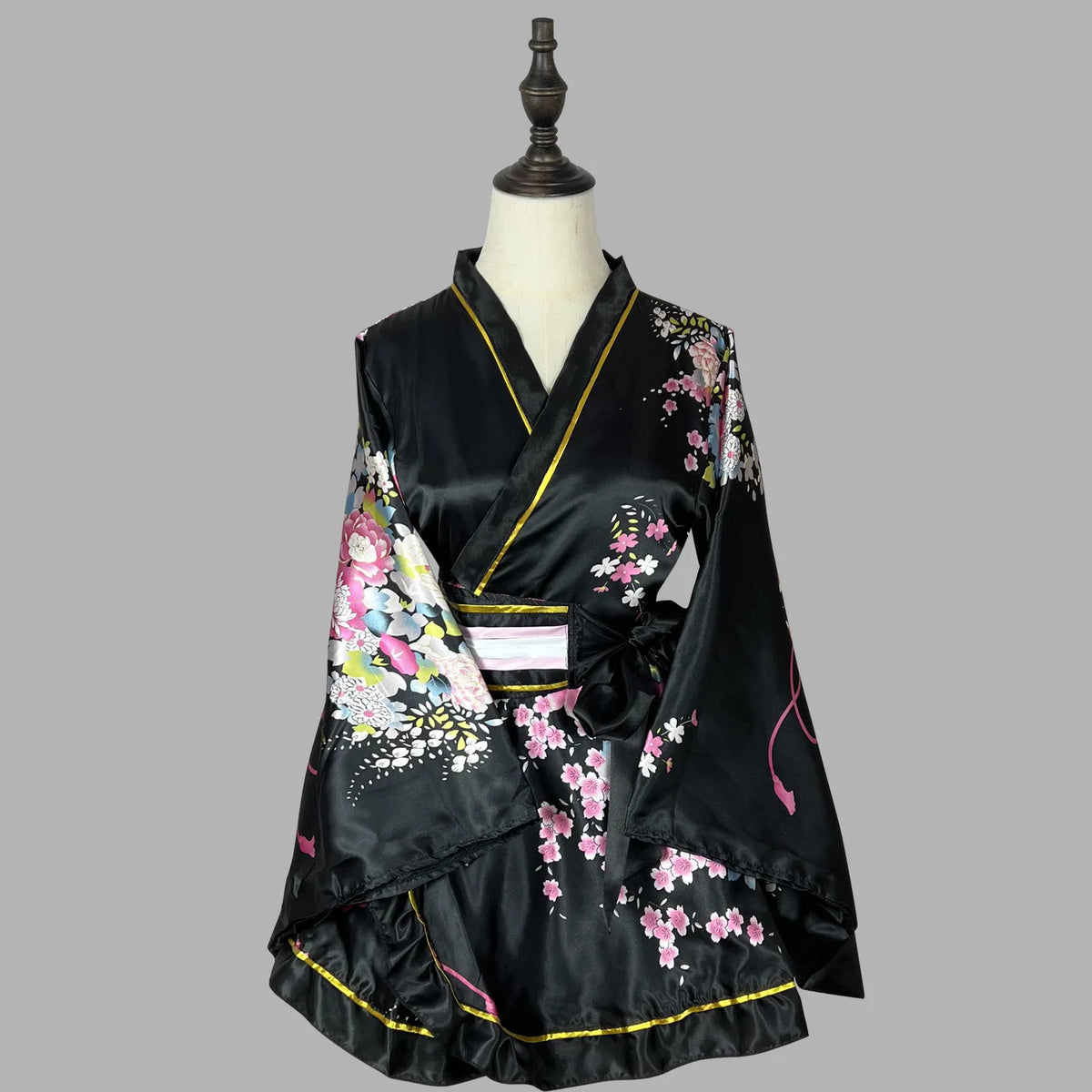 Kimono traditional Japanese women's clothing Sakura Yukata Haori Japanese style Kawaii girl anime cosplay stage performance cost