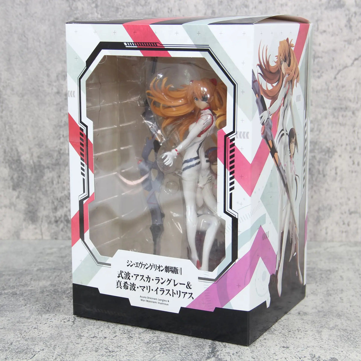 Eva 27cm Asuka Mari Makinami Action Figures Garage Kit Anime Bishoujo Model Double Character Peripheral Toy Statue Ornament Gift