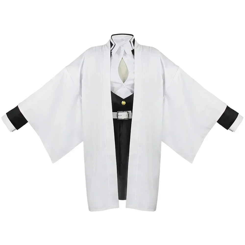 Adult Kids Anime Kimono Kanroji Mitsuri Cosplay Costume Kisatsutai Sexy Women Halloween Clothes