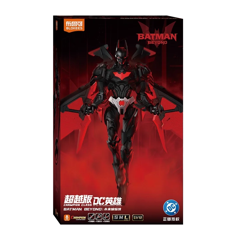 Blokees Dc Universe Champion Class Building Model Kit Superman Harley Quinn Nightwing Batman Beyond Diy Collectible Action Figur