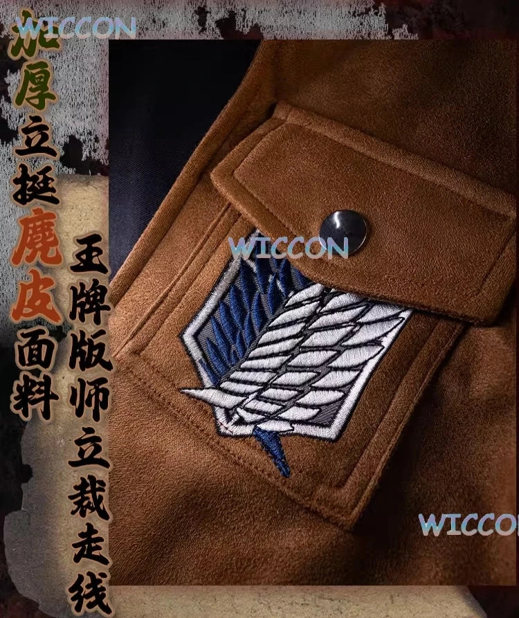 Anime Attack Cos On Titan Eren Jaeger Mikasa·Ackerman Cosplay Armin Arlert Hange Zoe Costume Survey Corps Full Set Women Men Cos