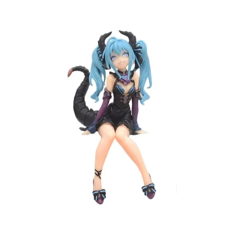 13CM Hatsune Miku Villain Figure Noodle Stopper Figure Anime Model Doll Toy Gift Collection Ornaments DecorationPVC