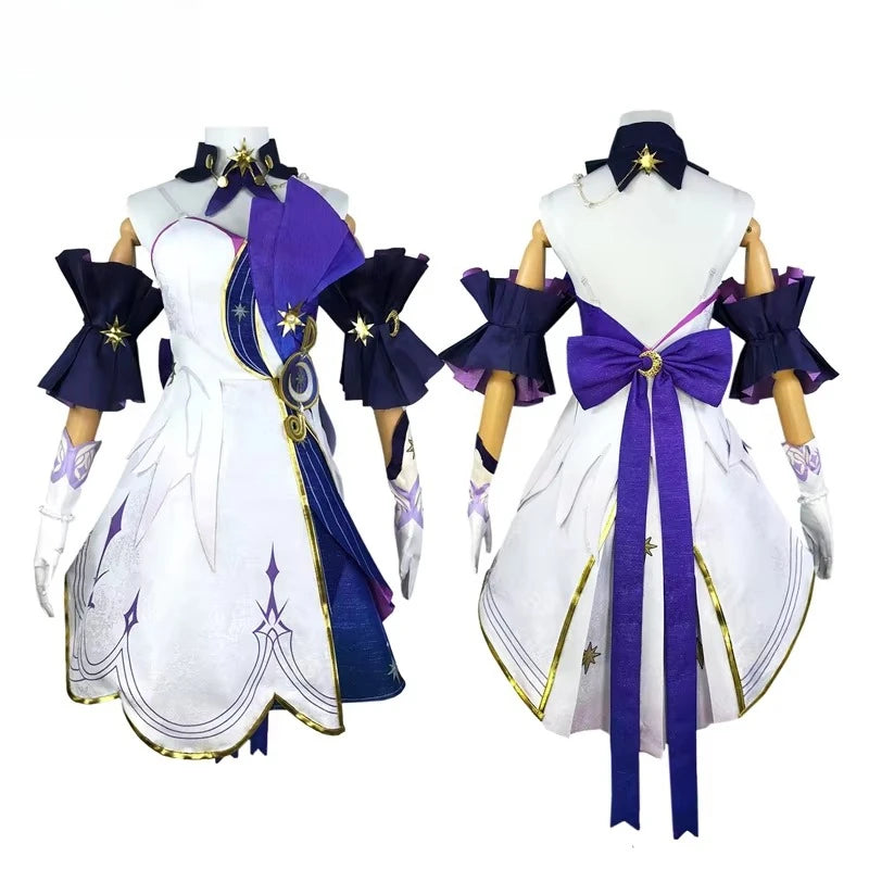 Cosplay Costume Robin Honkai Star Rail Anime Dress Women Halloween Party Role Play 3D Print Full Set