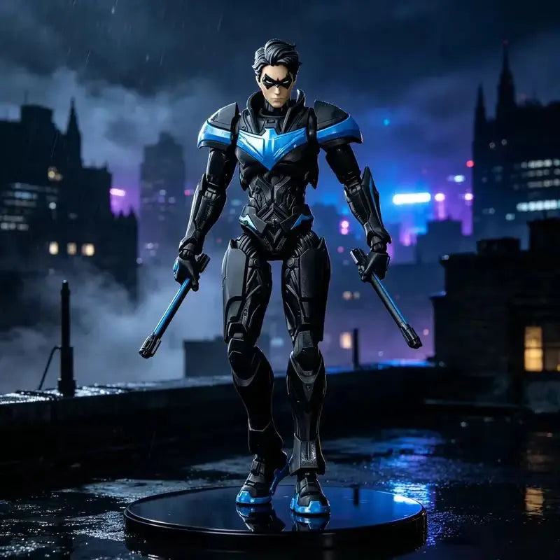 New Hot Blokees Dc Comics Nightwing Harley Quinn Figure Model Kit Buildable Toys Anime Collectible Figure Gift For Boys Girls